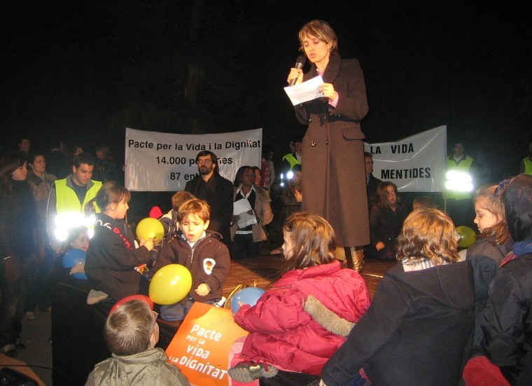 Nebrera en manifestaci�n antiabortista